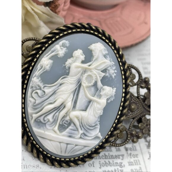 Greek Roman God Goddess Hair Clip Bronze barrette Artemis Aphrodite Hercules new - Picture 6 of 14